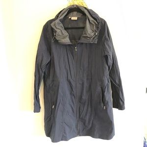 EUC Athleta Stretch Rain Jacket - True Navy